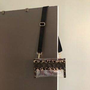 LV Upcycled Clear Bag
